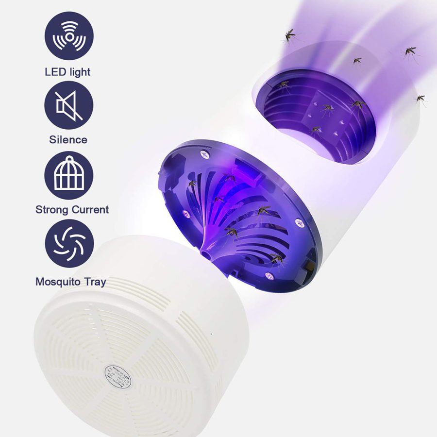 Mosquito Killer Lamp Electric Shocker Usb Killer Lamp Led Mosquito Repellent Trap Pest Fly Insect Repeller Mosquito Killer Light (full Size)
